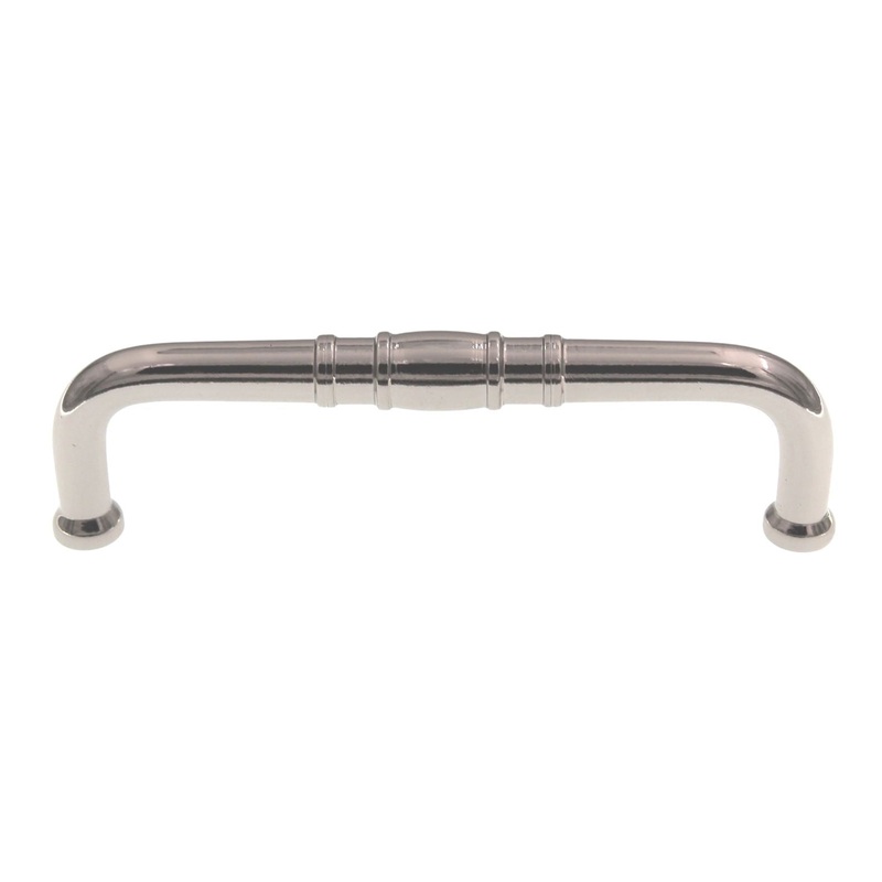 Top Knobs Normandy Cabinet Arch Pull 3 3/4 (96mm) Ctr Polished Nickel M1800-96