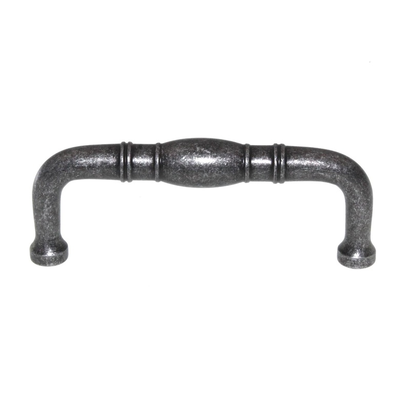 Top Knobs Normandy D Handle Cabinet Arch Pull 3 Ctr Pewter M589
