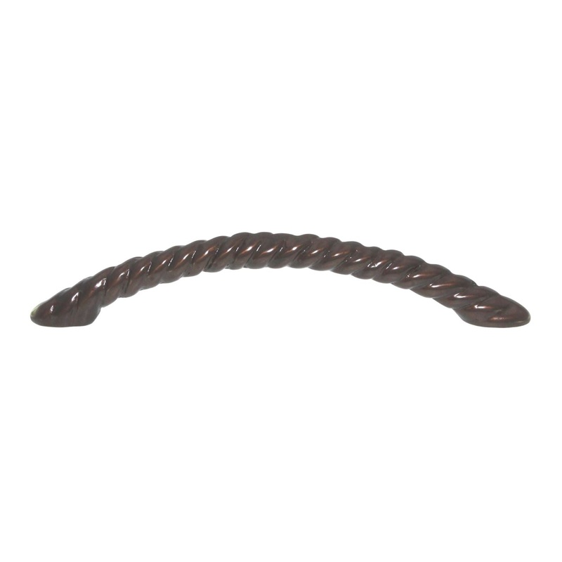Top Knobs Normandy Twist Cabinet Pull 5 (128mm) Ctr Oil-Rubbed Bronze M790