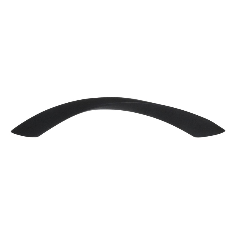 Top Knobs Nouveau Twist Cabinet Arch Pull 5 1/16 (128mm) Ctr Flat Black M1144