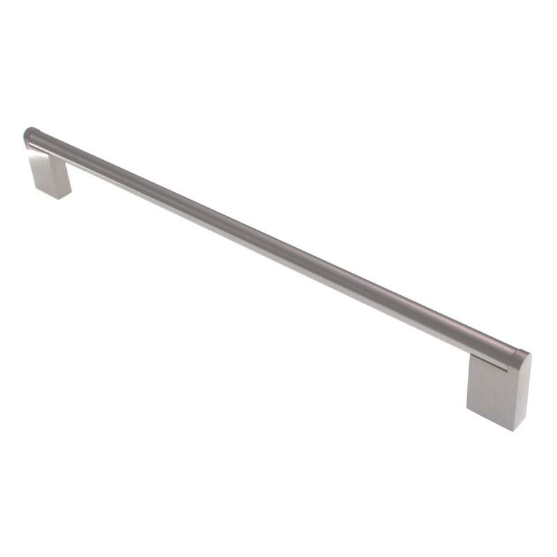 Top Knobs Princetonian Bar Pull 11 11/32 (288mm) Ctr Brushed Satin Nickel M1045