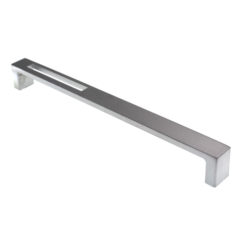 Top Knobs Sanctuary Modern Metro Slot Cabinet Pull 9 Ctr Aluminum TK268ALU