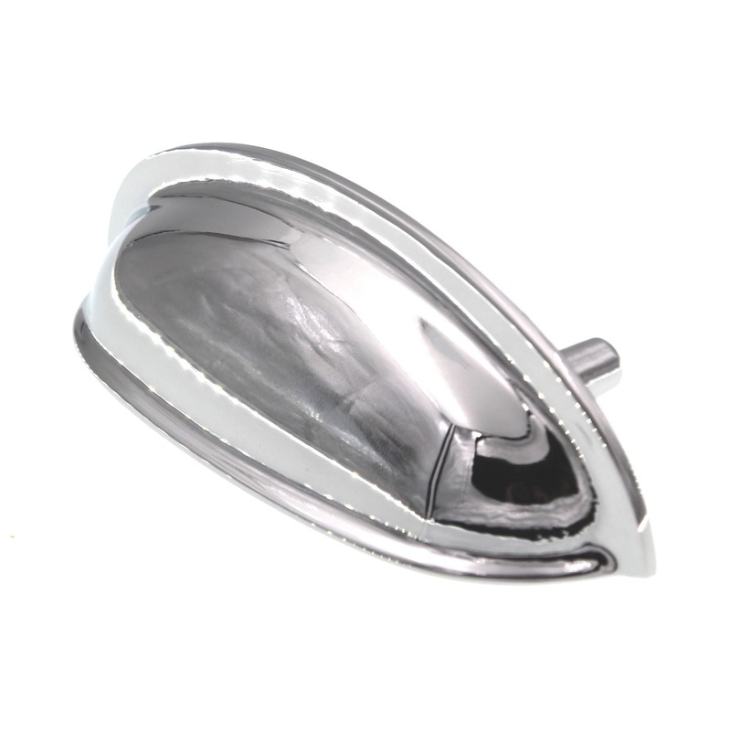 Top Knobs Somerset Cup Pull Drawer Cup Pull 3 Ctr Polished Chrome M359