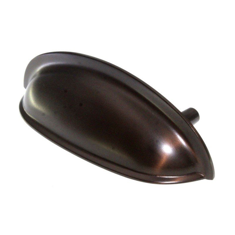 Top Knobs Somerset Cup Pull Drawer Pull 3 Ctr Oil-Rubbed Bronze M744