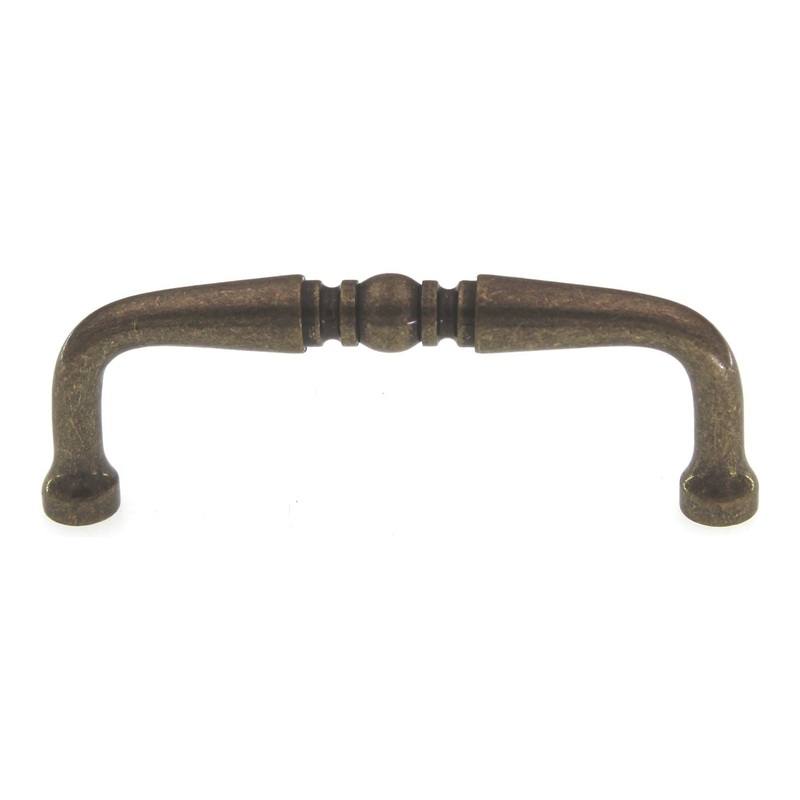 Top Knobs Somerset D Handle Cabinet Arch Pull 3 Ctr German Bronze M306