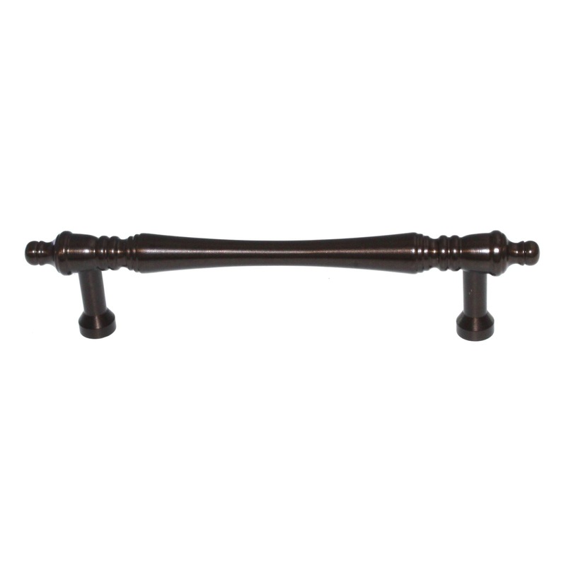 Top Knobs Somerset Finial Bar Pull 3 3/4 (96mm) Ctr Oil-Rubbed Bronze M827-96