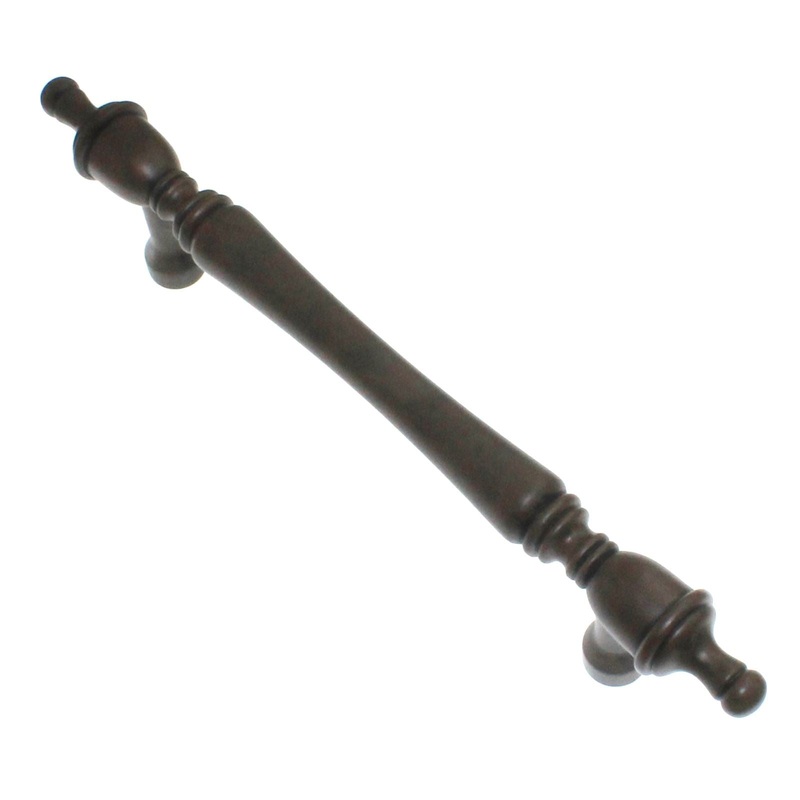 Top Knobs Somerset Finial Cabinet Appliance Pull 8 Ctr Patina Rouge M824-8