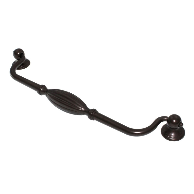 Top Knobs Tuscany Drop Pull 8 13/16 (224mm) Ctr Oil-Rubbed Bronze M1337