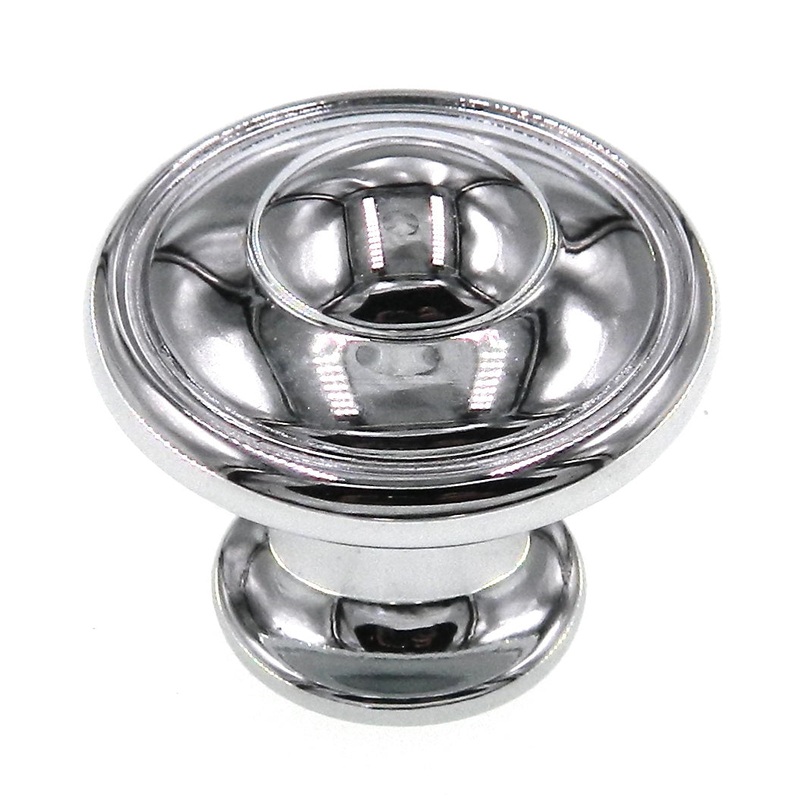 Amerock Allison Chrome 1 3/16 Round Disc Cabinet Knob BP53002-26