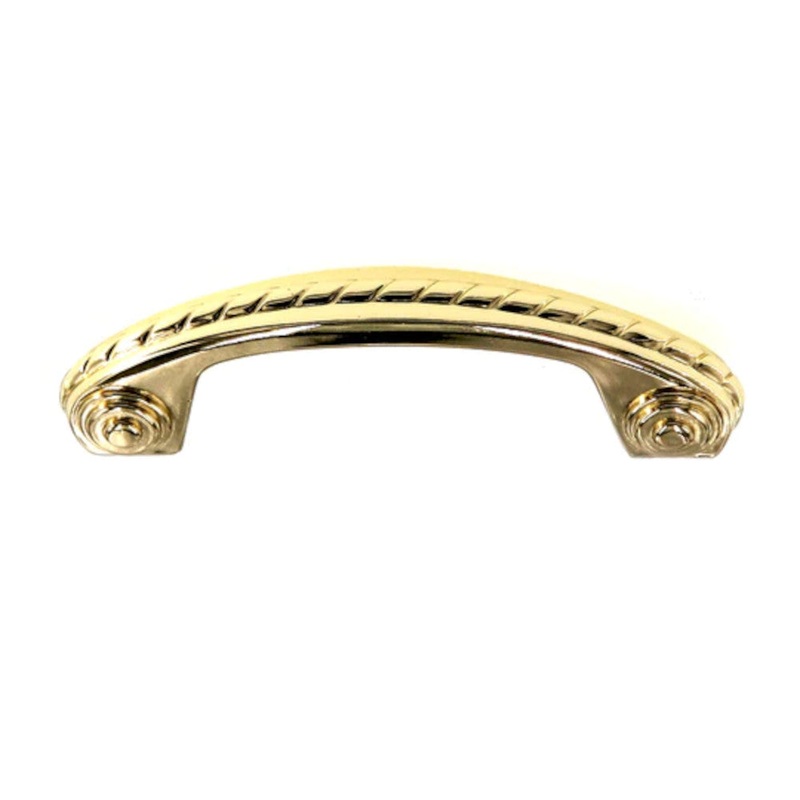 Amerock Allison Polished Brass 3 Ctr. Cabinet Arch Pull Handle BP53470-3