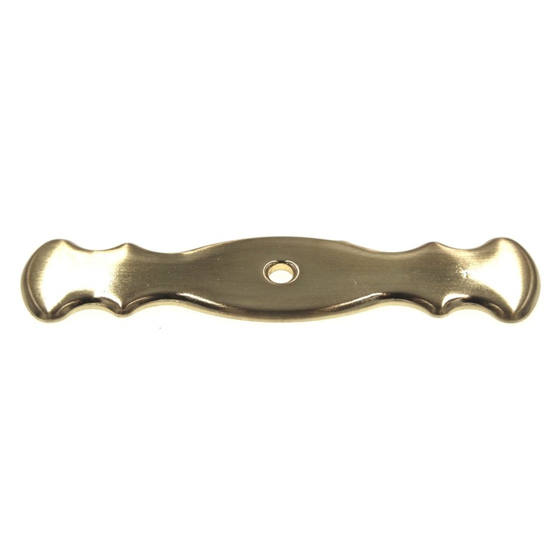 Amerock Anniversary Sterling Brass 3 5/8 Cabinet Knob Backplate BP885-O74