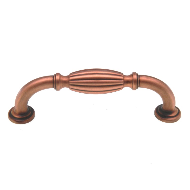 Amerock Blythe Brushed Copper 3 3/4 (96mm) Ctr. Cabinet Pull Handle BP55223-BC