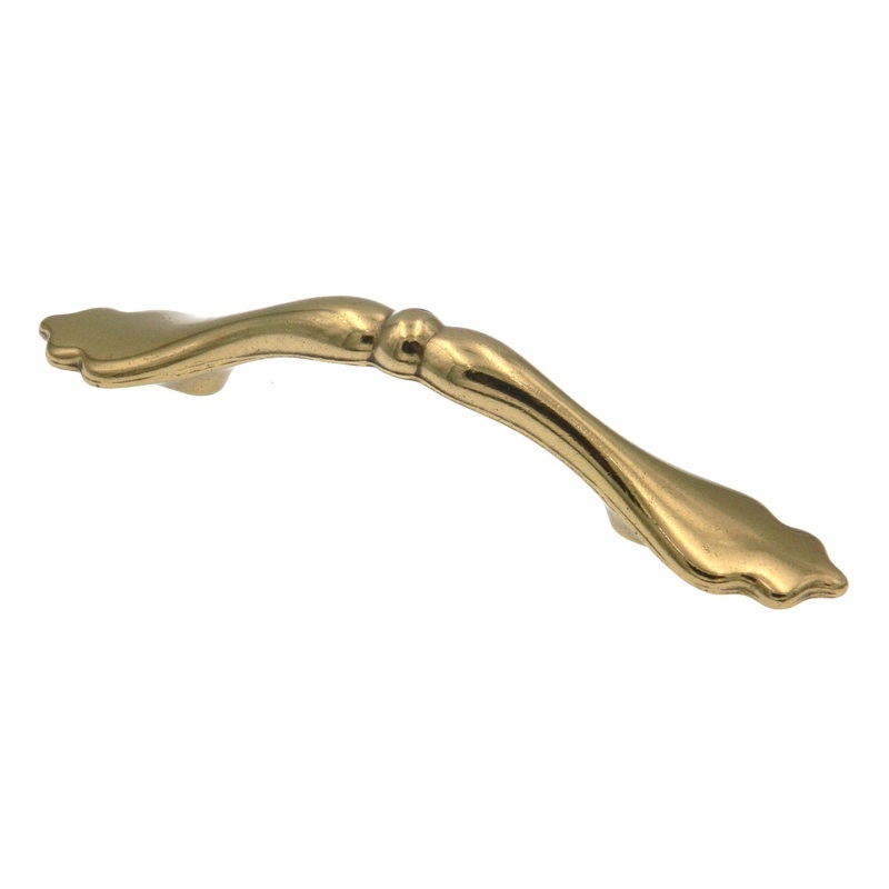 Amerock Brass & Sterling Traditions BP1301-O77 Burnished Brass 3cc Cabinet Pull