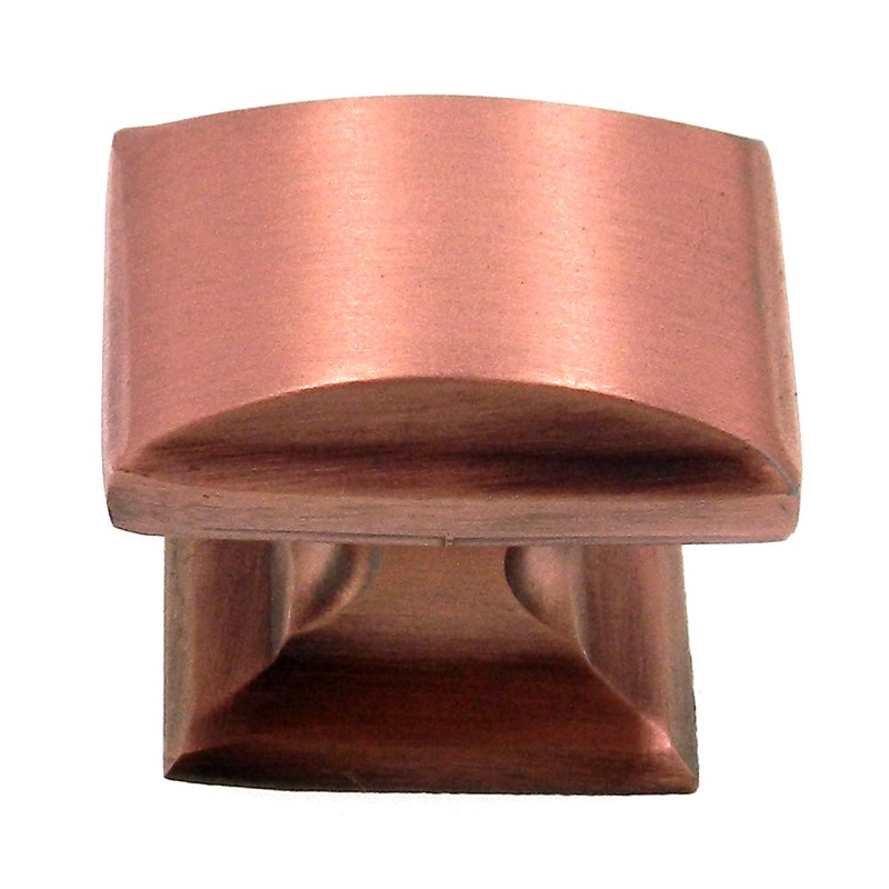 Amerock Candler Brushed Copper 1 1/4 Rectangle Arch Top Cabinet Knob BP29340-BC