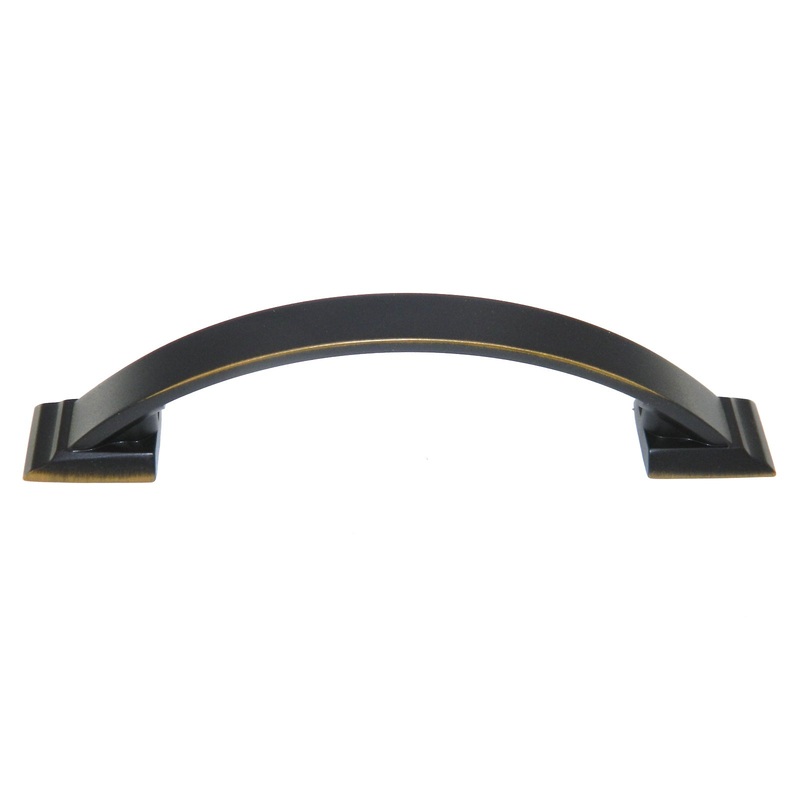 Amerock Candler Venetian Bronze 3 3/4 (96mm) Ctr. Cabinet Handle BP29355-VB