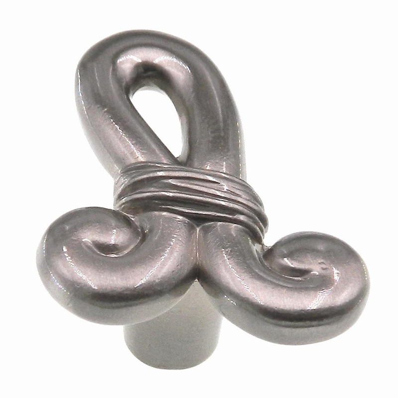 Amerock Cyprus Satin Nickel 1 5/8 Cyprus Knot Cabinet Knob Pull BP19250-G10
