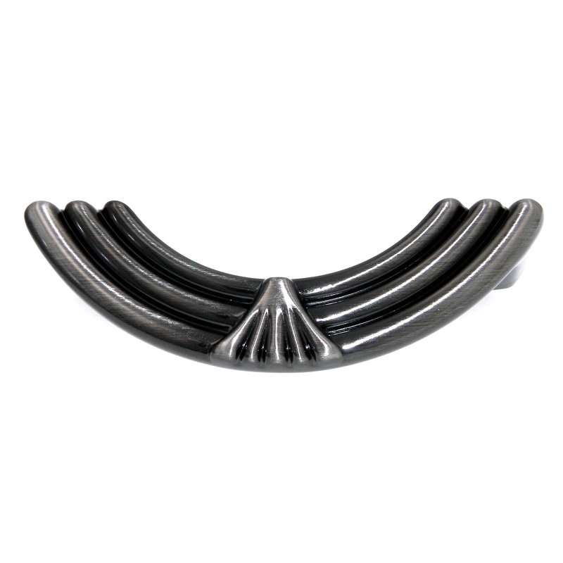 Amerock Design Details Pewter 3, 3 3/4 (96mm)cc Drawer Handle Pull BP1820PWT
