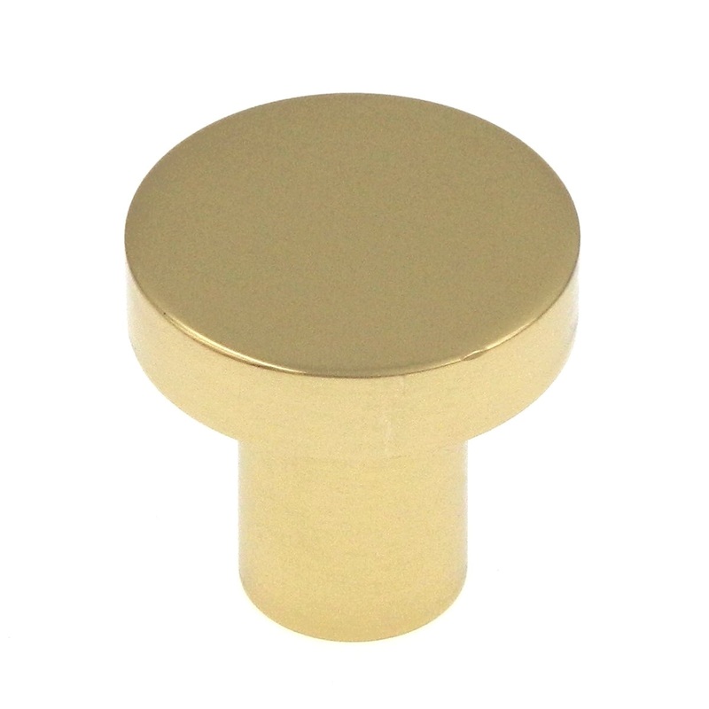 Amerock Hardware BP1413-3 Solid Brass Polished Brass 1 Cabinet Knob Pull