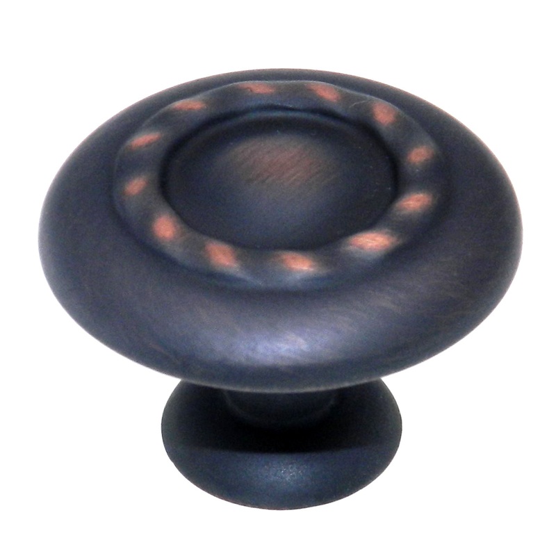 Amerock Inspirations Oil-Rubbed Bronze 1 3/4 Round Cabinet Knob BP1585-2-ORB