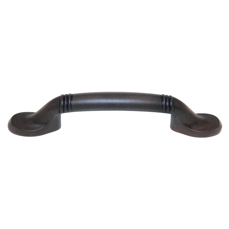 Amerock Sterling Traditions Antique Rust 3 Ctr. Cabinet Pull Handle BP1300-ART