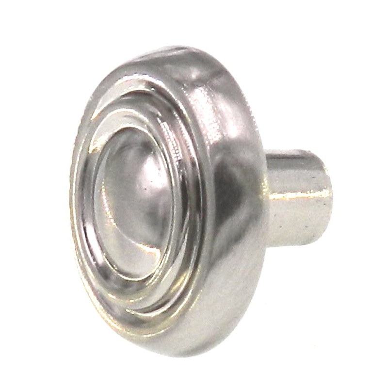 Amerock Sterling Traditions Sterling Nickel 1 1/8 Round Cabinet Knob BP1306-G9