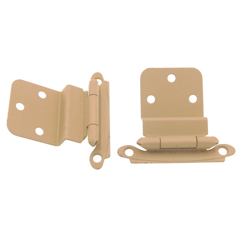 Pair of Amerock Prime Coat 3/8 Inset Hinges Non Self-Closing BP7338-P