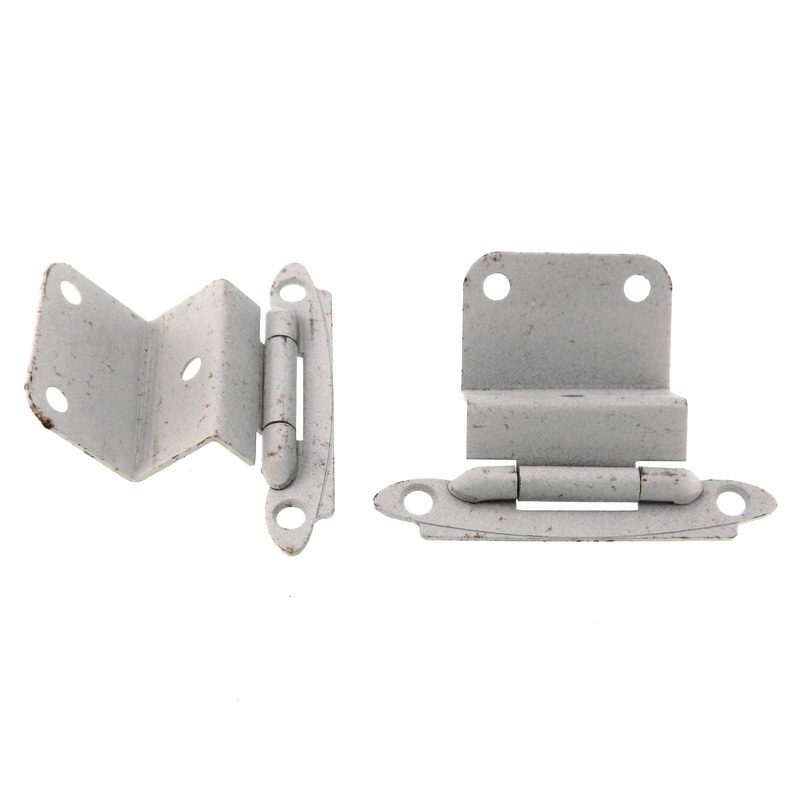 Pair of Vintage Amerock Prime Coat 3/4 Inset Hinges Non Self-Closing E7334