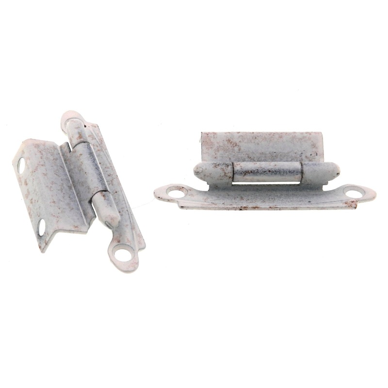 Pair Vintage Amerock Prime Coat 3/8 Variable Inset Hinge Non Self-Closing E7308