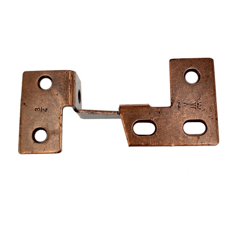 Pair Washington Cellini Copper Knife-Pivot Pin Hinges, 3/4 Frame C1032-CC