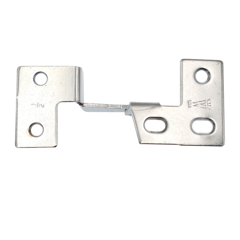 Pair Washington Polished Chrome Knife-Pivot Pin Hinges, 1/2 Frame A1032-26