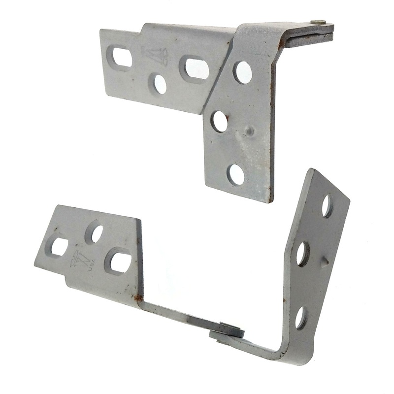 Pair Washington Prime Coat Knife-Pivot Pin Hinges, Top and Bottom Mount 1030-PC