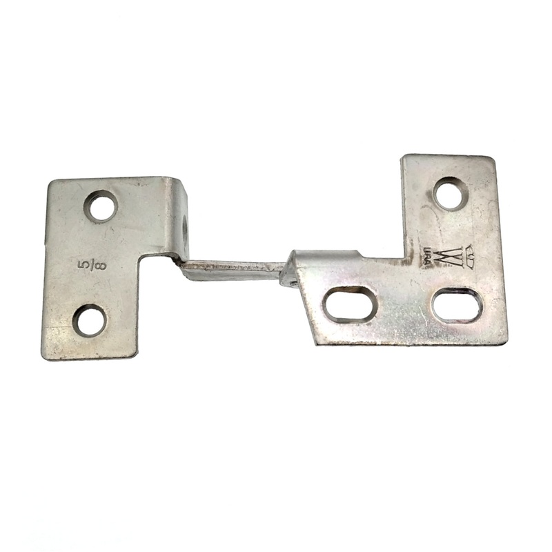 Pair Washington Zinc-Plated Knife-Pivot Pin Hinges, 5/8 Frame B1032-2G