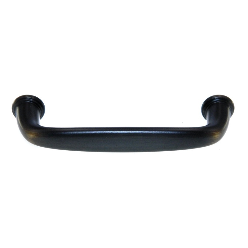Amerock Kane Roman Bronze 3 3/4 (96mm) Ctr. Cabinet Arch Pull Handle BP53702-RB