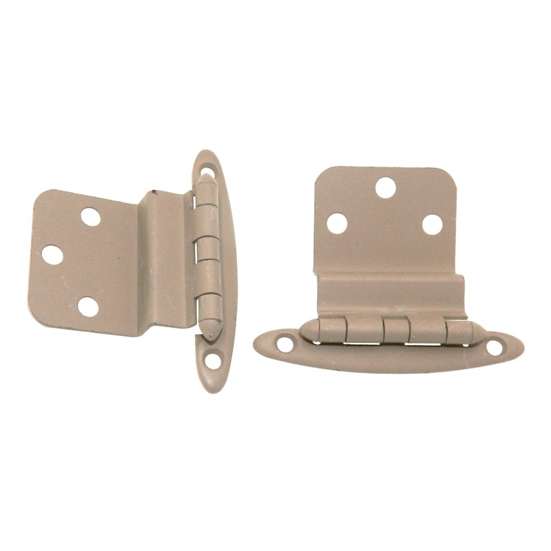 Pair of Amerock Prime Coat 3/8 Inset Hinges Non Self-Closing BP7636-P