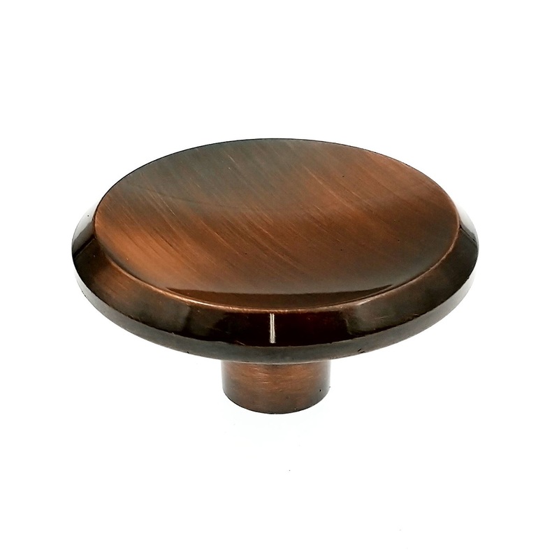 Vintage Washington Bevel-Edge Cellini Copper 2 Round Cabinet Knob 952R-CC