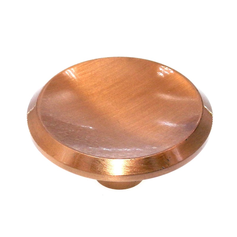 Vintage Washington Bevel-Edge Satin Bronze 2 Round Cabinet Knob 952R-10
