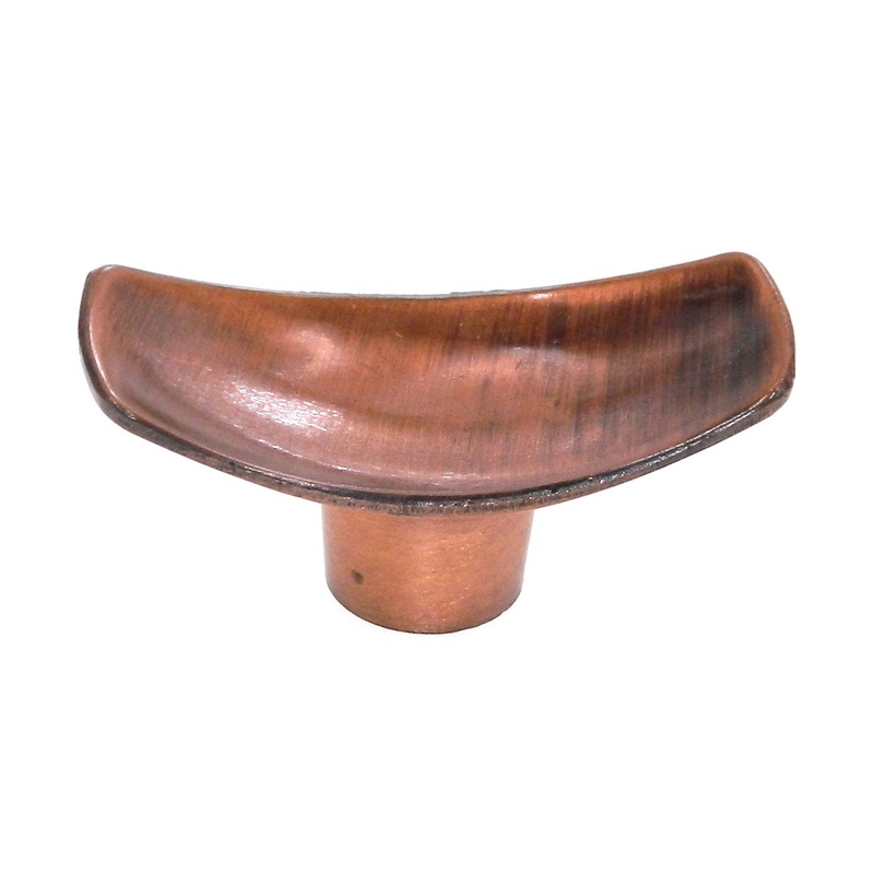 Vintage Washington Solitaire Cellini Copper Rectangular Cabinet Knob 1322R-CC