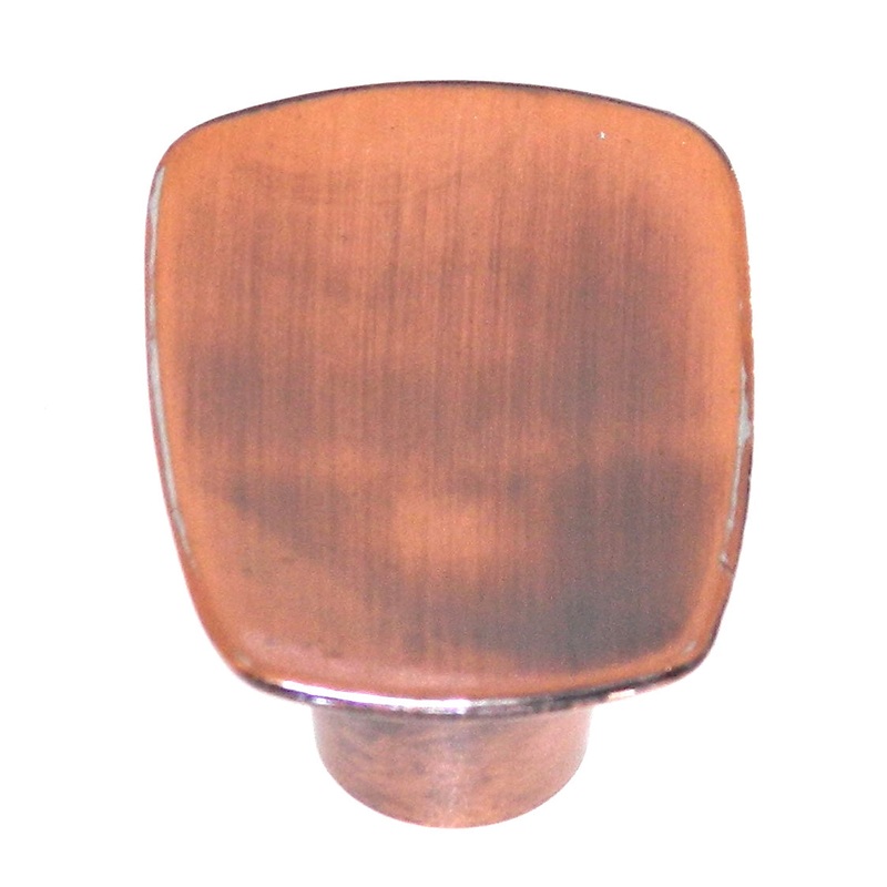 Vintage Washington Solitaire Cellini Copper Trapezoid Cabinet Knob 1321R-CC
