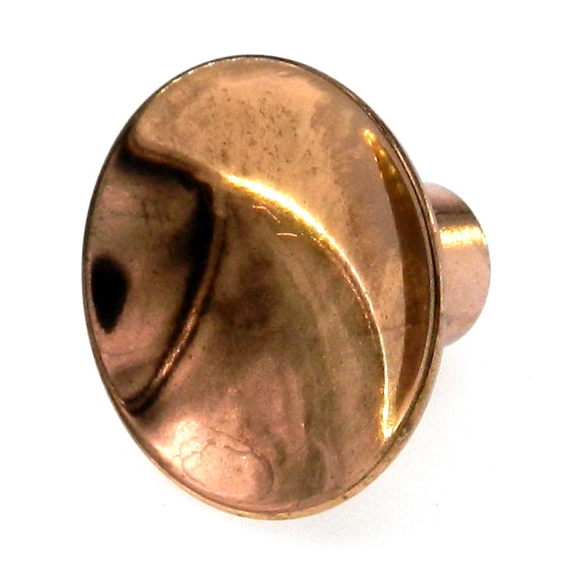 Vintage Washington Spotlite Polished Copper 1 1/2 Round Cabinet Knob 1211R-CU