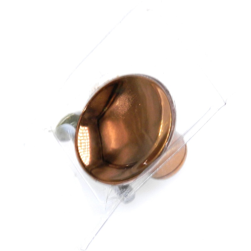 Vintage Washington Spotlite Polished Copper 1 1/8 Round Cabinet Knob 1210-CU