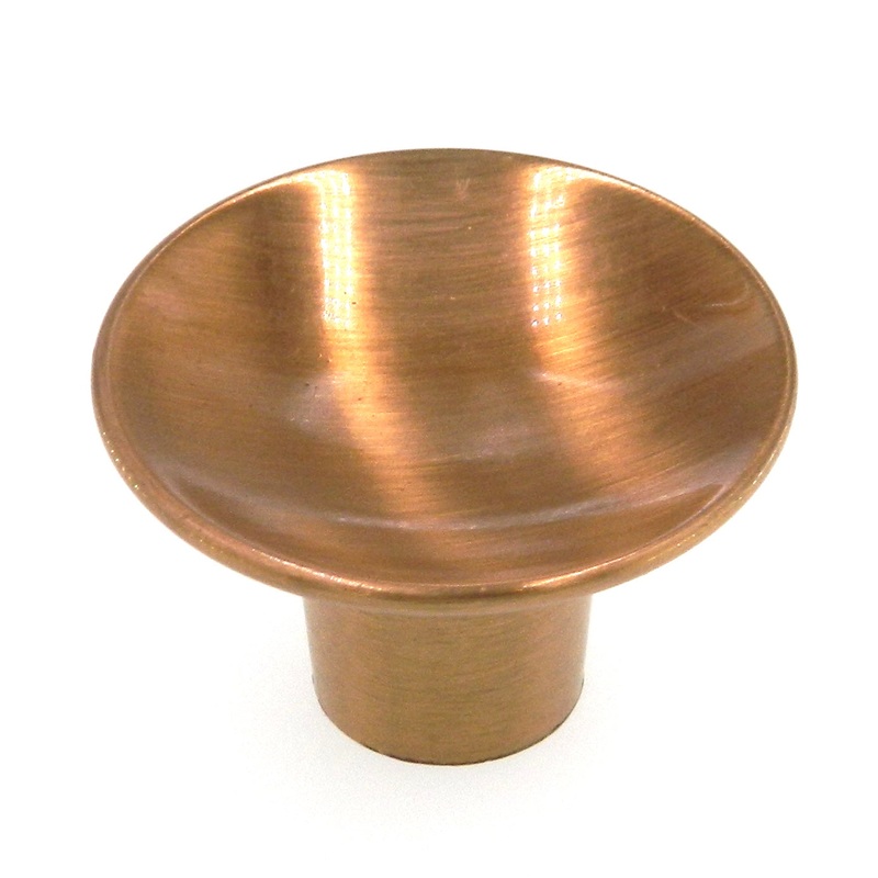 Vintage Washington Spotlite Satin Bronze 1 1/2 Round Cabinet Knob 1211R-10