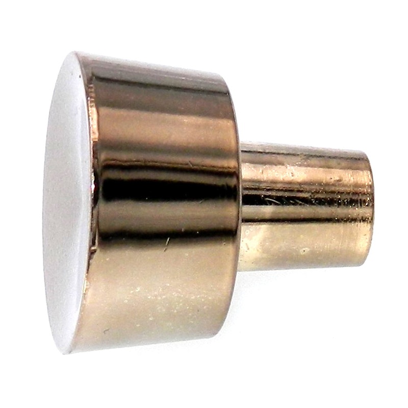 Vintage Washington Stellar Polished Brass 1 Round Cabinet Knob 1231R-3