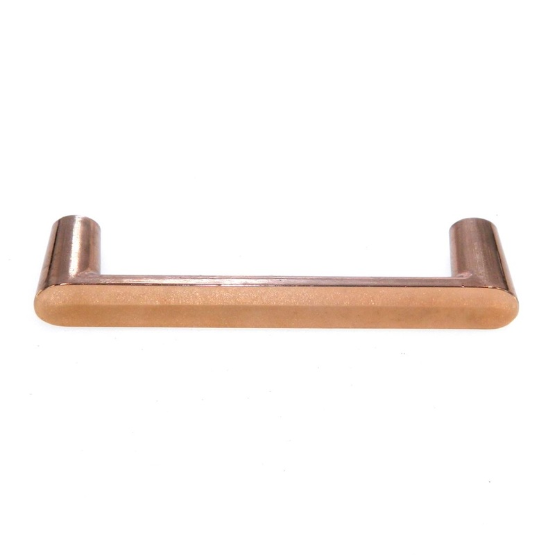 Vintage Washington Stellar Polished Copper 3 Ctr. Cabinet Handle 1371-CU