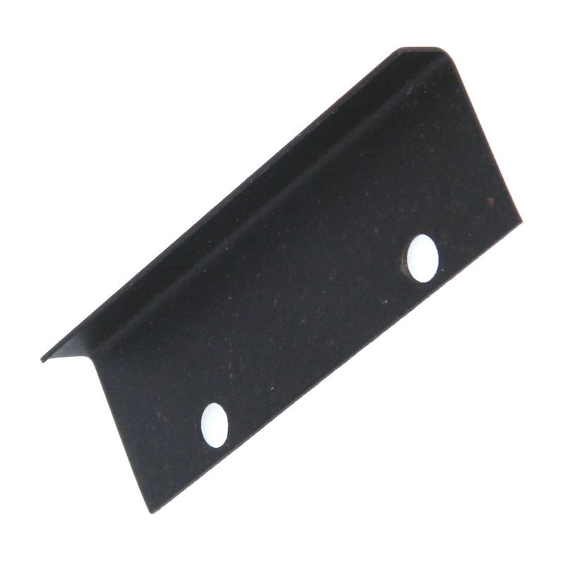 Vintage Washington Tempo Black 1 1/4 Ctr. Cabinet Handle Backplate 1306R-19