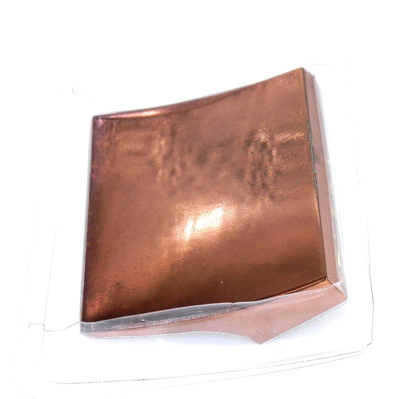Vintage Washington Tempo Polished Copper 2 Ctr. Cabinet Handle 1362-CU