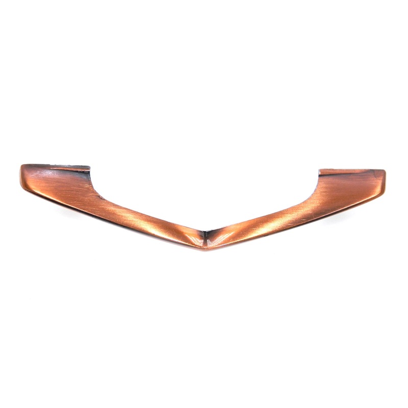 Vintage Washington V Pull Cellini Copper 3 Ctr. Cabinet Handle 970R-CC
