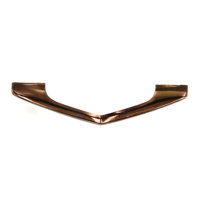 Vintage Washington V Pull Polished Copper 3 Ctr. Cabinet Handle 970R-CU