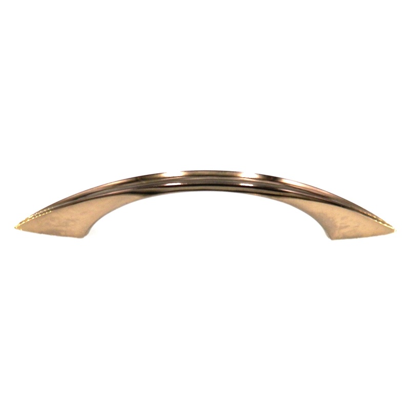 Washington Comfort Grip Polished Brass 4 1/4 Ctr. Cabinet Handle 1342R-US3