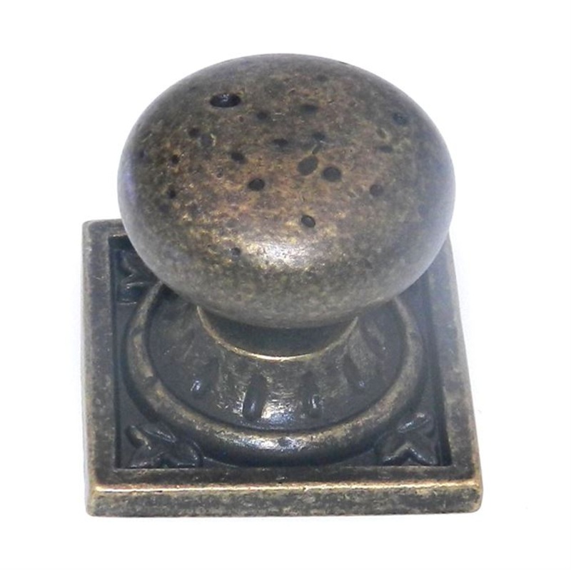 Amerock Ambrosia Weathered Brass 1 1/2 Round Cabinet Knob Pull BP4484R2