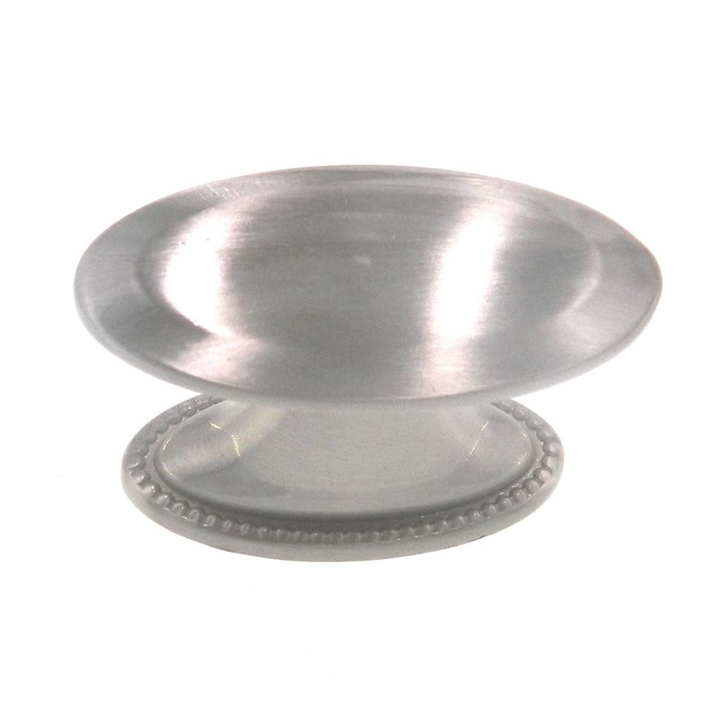 Amerock Atherly Satin Nickel 1 1/2 Oval Cabinet Knob BP29280G10